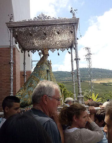 Procesión de la Virgen de las Montañas.