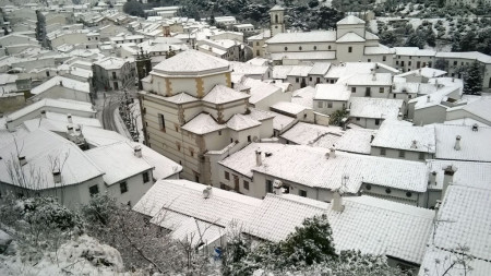 Nieve en Grazalema (Foto: Prensa Grazalema).