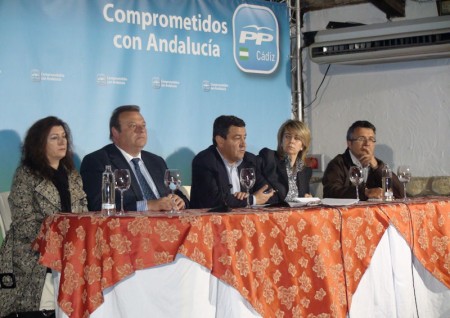 Mesa presidencial del acto. Mesa presidencial del acto.