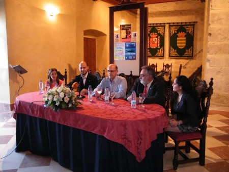 Participantes en la presentación de la VI Semana Cultural de Bornos.