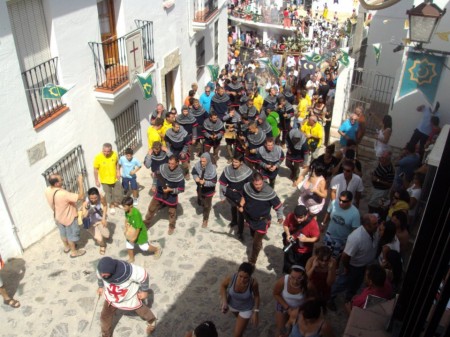 Celebración de la fiesta de Moros y Cristianos de Benamahoma (Foto: Radio Grazalema).