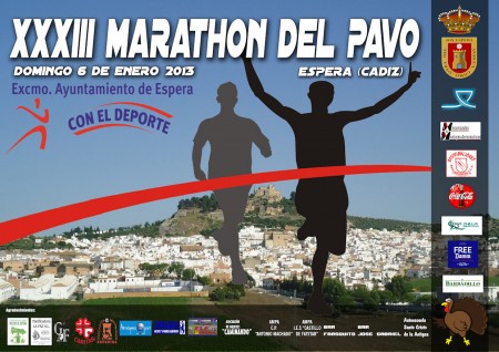 Cartel del Marathón del Pavo.