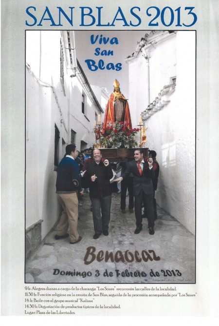 Cartel de San Blas.