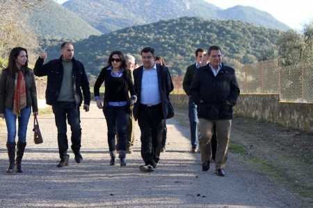 El presidente de la Diputación, la alcaldesa de El Bosque, entre otros, en El Imperio.