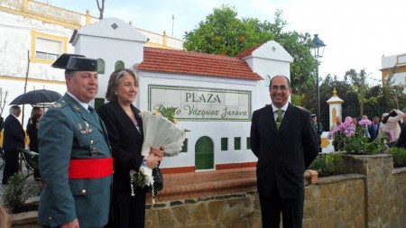 Inauguración de la plaza.