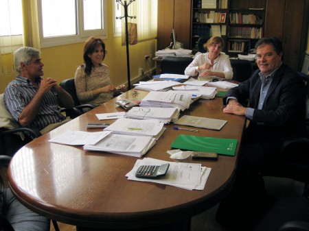 Reunión celebrada en la Mancomunidad.