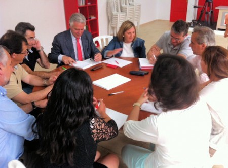 Asistentes a la reunión.