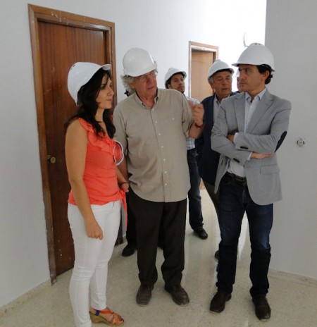 Visita a las obras.