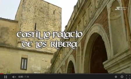 Fotografa del vídeo sobre el palacio de los Ribera.