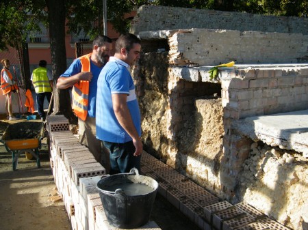 Obras en Bornos.