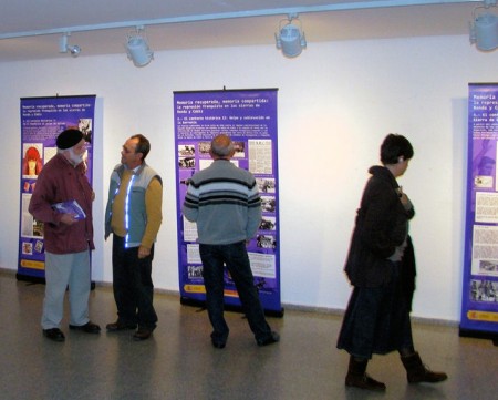 Exposición instalada en la Casa de la Cultura de Ronda.