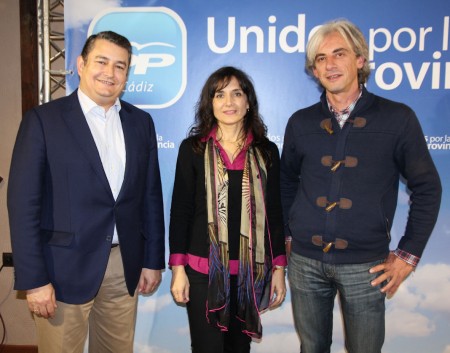 Antonio Sanz, Inmaculada Gil y José García Carrasco.