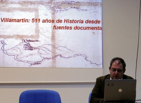 José María Gutiérrez, durante su conferencia.