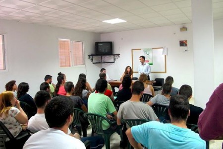 Participantes en el acto.