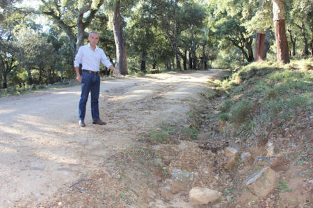 Alfonso Moscoso, en el carril Lomas y Matagallardos.