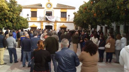 Asamblea ciudadana para exigir una solución a la crisis en Puerto Serrano.