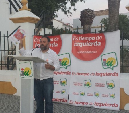 El candidato de IU a la alcaldía de Villamartín.