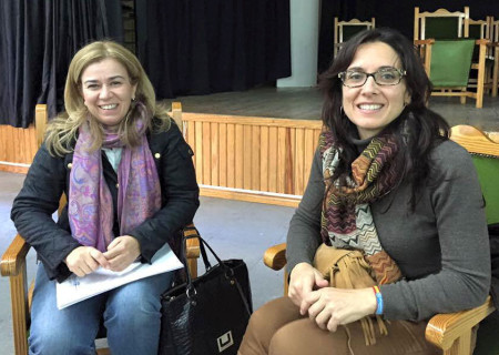 Teres Ruiz-Sillero e Inmaculada Gil.