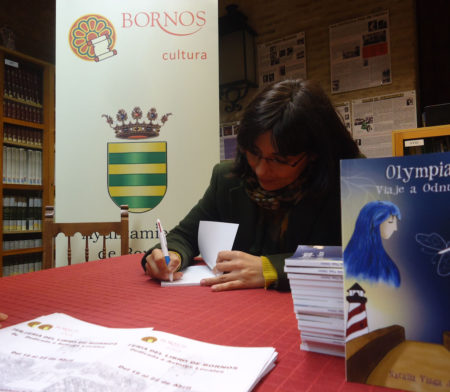 Firma de libros.