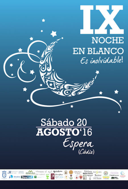 Cartel de la IX Noche en blanco.