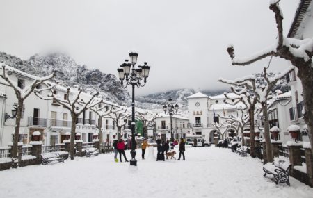 Nieve en Grazalama (Foto: Francisco Moreno).