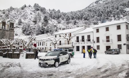 Nieve en Grazalama (Foto: Francisco Moreno).