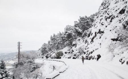 Nieve en Grazalema (Foto: Francisco  Moreno).