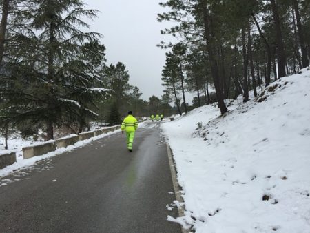 Carretera del puerto de las Palomas.