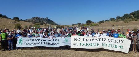 Marcha reivindicativa celebrada en octubre de 2017.