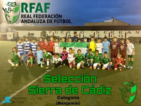 Selección de la Sierra de Cádiz de fútbol benjamín.