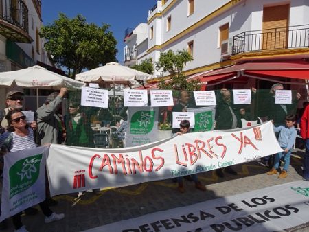 Protesta en Prado del Rey.