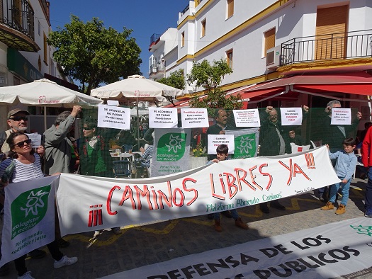 Ecologistas piden en Prado del Rey la apertura de vías pecuarias y caminos públicos