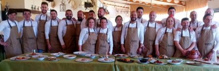 Participantes en el certamen culinario.