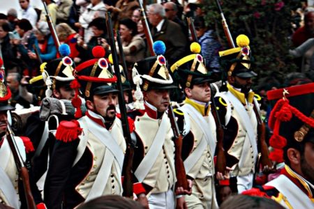 Una de las recreaciones de la Asociación Histórico Cultural Villa de El Bosque.agen de archivo).