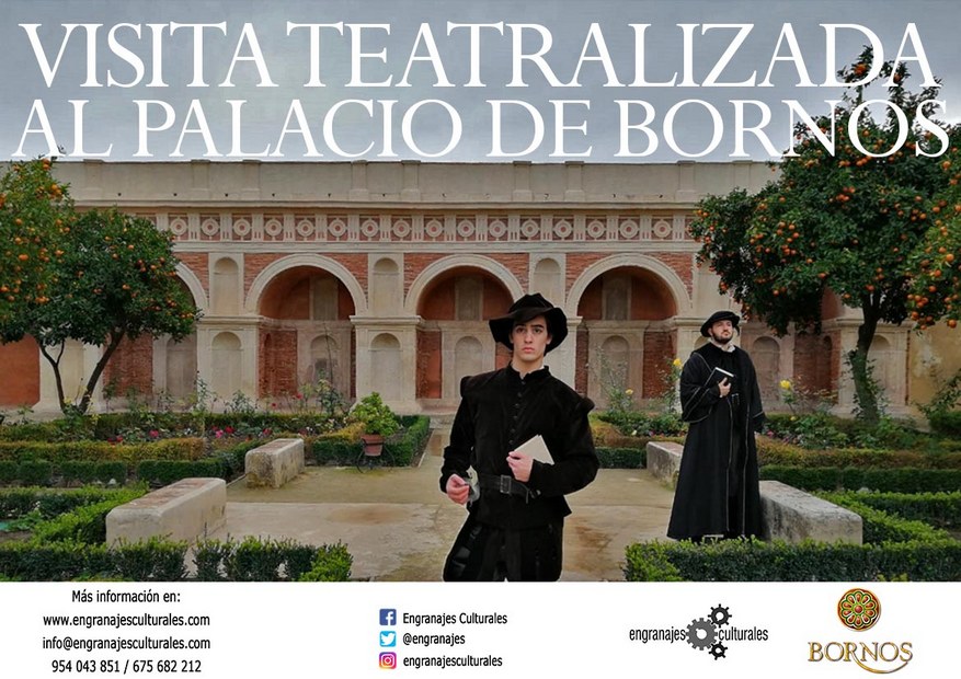 Visita teatralizada al castillo palacio de Bornos y sus jardines renacentistas