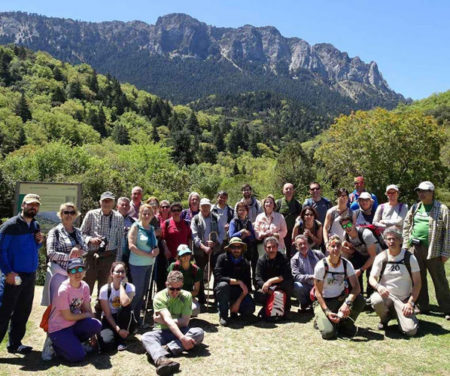 Los participantes, en el Pinsapar.