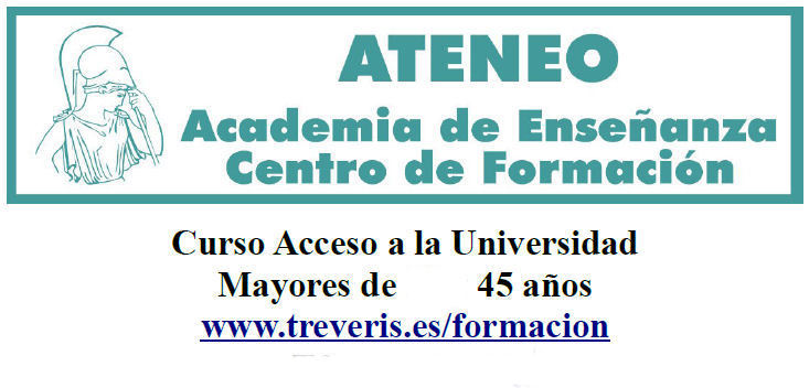 Curso preparatorio para acceso a la Universidad para mayores de 45 años