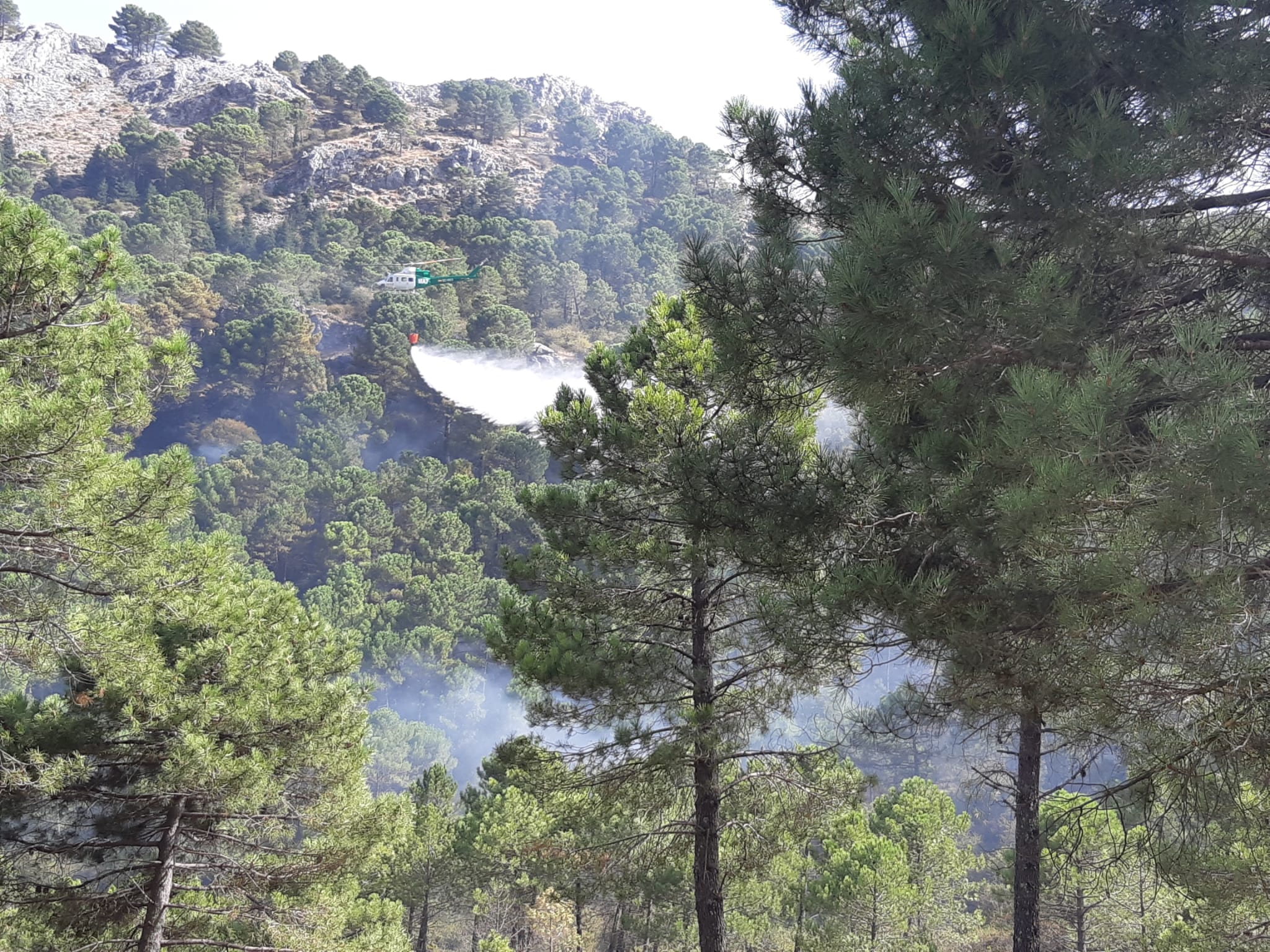 Incendio en el Puerto del Boyar