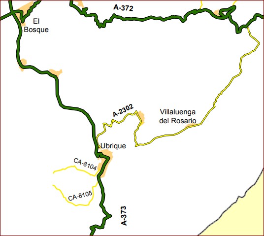 Corte de la carretera de Villaluenga por obras del 26 de octubre al 27 de noviembre