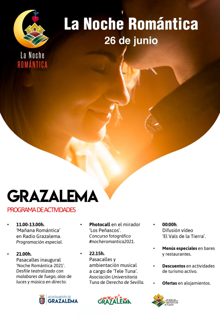 Grazalema celebra la V Noche Romántica, junto a 300 pueblos bonitos de diez países