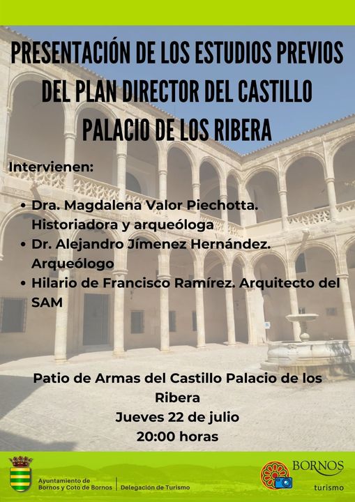 Estudios previos del plan director del Castillo Palacio de los Ribera de Bornos