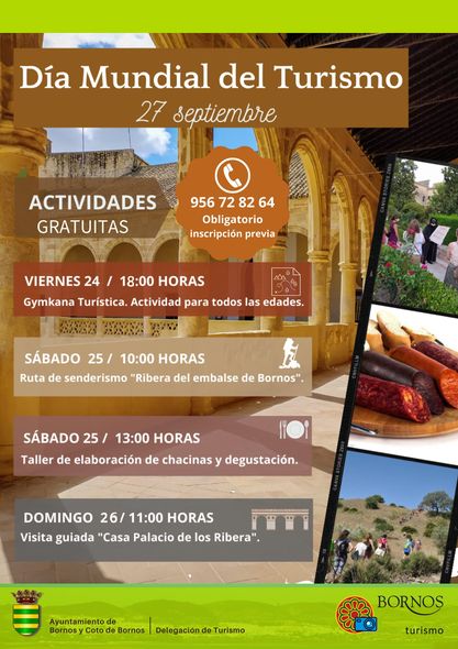 Cartel de las actividades.