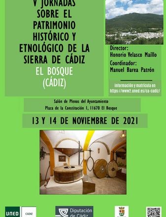 Cita en El Bosque: V Jornadas sobre patrimonio histórico y etnológico de la Sierra