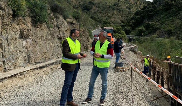 Obras de emergencia en el acceso a Torre Alháquime