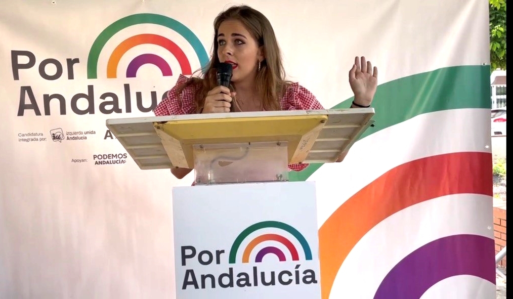 Alba Zambrano, durante su intervención.