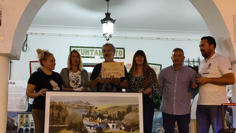 Juan Miguel Álvarez Páez gana el primer premio del I Concurso de Pintura Rápida Villa de El Bosque