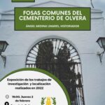 El historiador Ángel Medina presenta el resultado del estudio de las fosas comunes de Olvera