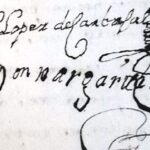 Documento del fundador de Algar del siglo XVIII, en el Archivo Histórico Provincial de Cádiz