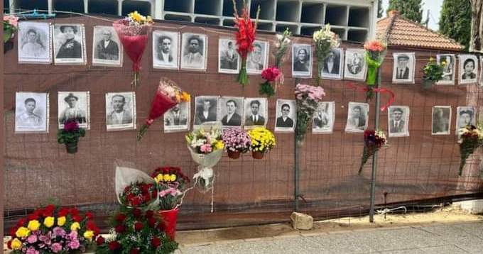 Homenaje a las víctimas exhumadas en Villamartín