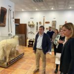 Almudena Martínez, en el Museo del Queso de El Bosque.